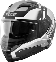 Germot GM 350 Dekor,  full face helmet,  color: Matt Black/Grey/White,  size: L