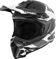 Germot GM 540,  motocross helmet,  color: Matt Black/White/Grey,  size: S