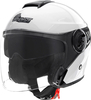 Germot GM 660,  jet helmet,  color: White/Black,  size: M