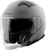 Germot GM 670,  open face helmet,  color: Matt-Grey,  size: S