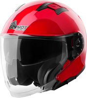 Germot GM 670,  open face helmet,  color: Red,  size: XXL