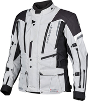 Germot InsideOut,  textile jacket waterproof,  color: Light Grey/Black,  size: XXL