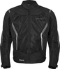 Germot Mistral,  textile jacket,  color: Black/Light Grey,  size: L