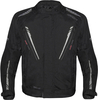 Germot Spencer Evo,  textile jacket,  color: Black/Grey,  size: Belly 3XL