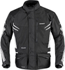 Germot Tyron,  textile jacket waterproof,  color: Black/Light Grey,  size: 4XL