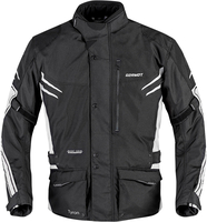 Germot Tyron,  textile jacket waterproof,  color: Black/Light Grey,  size: 4XL