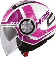 Givi 11.1 Air Jet-R Class,  jet helmet women,  color: White/Pink/Purple,  size: XS (54)