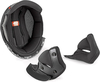 Givi 12.3 Stratos,  inner lining/cheek pads,  color: Grey,  size: XL (61)