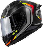 Givi 50.8 Mach 1,  integral helmet,  color: Matt Black/Grey/Red/Neon-Yellow,  size: M (58)