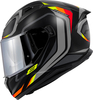 Givi 50.8 Mach 1,  integral helmet,  color: Matt Black/Grey/Red/Neon-Yellow,  size: XL (61)