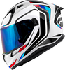 Givi 50.8 Mach 1,  integral helmet,  color: White/Black/Red/Blue,  size: M (58)