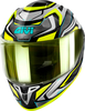 Givi 50.9 Sport Atomic,  integral helmet,  color: Black/Silver/Neon-Yellow,  size: M (58)
