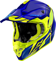 Givi 60.1 Invert,  cross helmet,  color: Matt Dark Blue/Neon-Yellow/Turquoise,  size: XL (61)