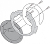 Givi Adapter BF14,  holder Tanklock