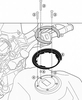Givi Adapter BF52,  holder Tanklock
