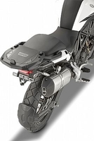 Givi Benelli TRK502X,  rear rack Monokey/-lock
