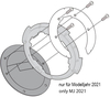 Givi BF Adapter,  Tanklock mount