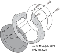 Givi BF Adapter,  Tanklock mount