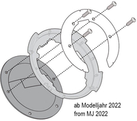 Givi BF Adapter,  Tanklock mount