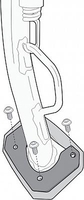 Givi BMW F 650/700/800 GS,  side stand extension
