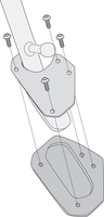 Givi ES,  side stand extension