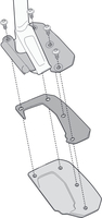 Givi ES,  side stand extension