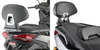 Givi TB,  pillion backrest