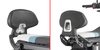 Givi TB,  pillion backrest