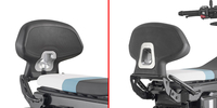 Givi TB,  pillion backrest