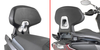 Givi TB,  pillion backrest