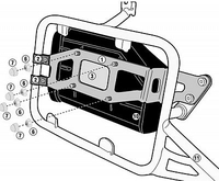 Givi TL5102KIT for S250 Tool Box,  mounting kit