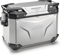 Givi Trekker Outback Evo,  side cases Monokey-Cam-Side,  color: Silver,  size: Right 48 L