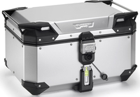 Givi Trekker Outback Evo Smart,  topcase Monokey,  color: Silver,  size: 58 l