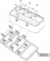 Givi Trekker Outback OBK110KIT,  mounting kit