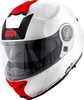 Givi X.20 Evo Expedition,  flip-up helmet,  color: White/Black/Red,  size: M (58)