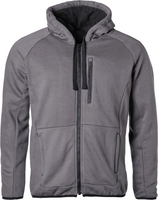 GMS-Moto Aras Zip Hoodie,  textile jacket,  color: Grey,  size: 5XL