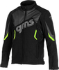 GMS-Moto Arrow,  textile jacket,  color: Black/Green,  size: XL