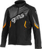 GMS-Moto Arrow,  textile jacket,  color: Black/Orange,  size: 3XL