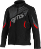GMS-Moto Arrow,  textile jacket,  color: Black/Red,  size: L