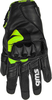 GMS-Moto Curve,  gloves unisex,  color: Black/Green,  size: M