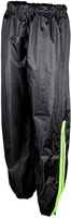 GMS-Moto Douglas,  rain pants,  color: Black/Neon-Yellow,  size: 8XL