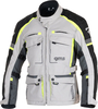 GMS-Moto Everest 3in1,  textile jacket waterproof,  color: Light Grey/Black/Neon-Yellow,  size: 6XL