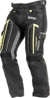 GMS-Moto Everest,  textile pants waterproof,  color: Black/Grey/Neon-Yellow,  size: 4XL