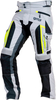 GMS-Moto Everest,  textile pants waterproof,  color: Light Grey/Black/Neon-Yellow,  size: 4XL