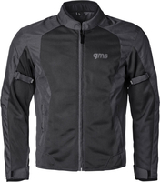 GMS-Moto fiftysix.7,  mesh jacket,  color: Black,  size: 5XL