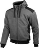GMS-Moto Grizzly,  zip hoodie,  color: Grey/Black,  size: S
