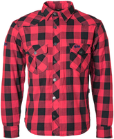 GMS-Moto Jaguar Aramid,  shirt/textile jacket,  color: Black/Red,  size: 5XL