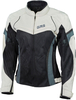 GMS-Moto Tara,  textile jacket women,  color: Beige/Black,  size: 6XL