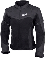 GMS-Moto Tara,  textile jacket women,  color: Black,  size: 5XL