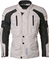 GMS-Moto Taylor,  textile jacket waterproof women,  color: Beige/Black,  size: 8XL
